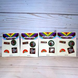 NWT Set of 4 packs of Pride Pins (4 pins per pack)